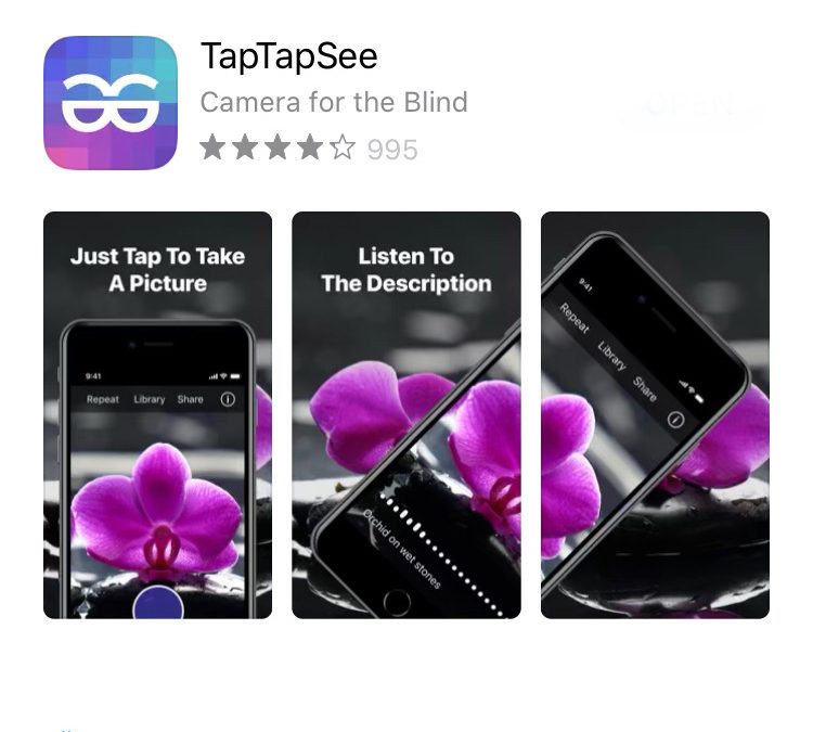 App highlight – TapTapSee - Vision Loss Alliance of New Jersey